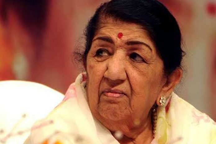 Bollywood singer Lata Mangeshkar