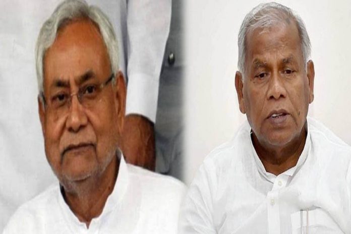 nitish kumar & jitanram manjhi