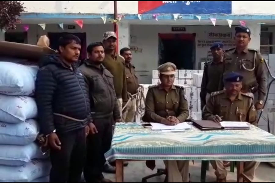 liquor worth of 25 lakh recovered in madhubani